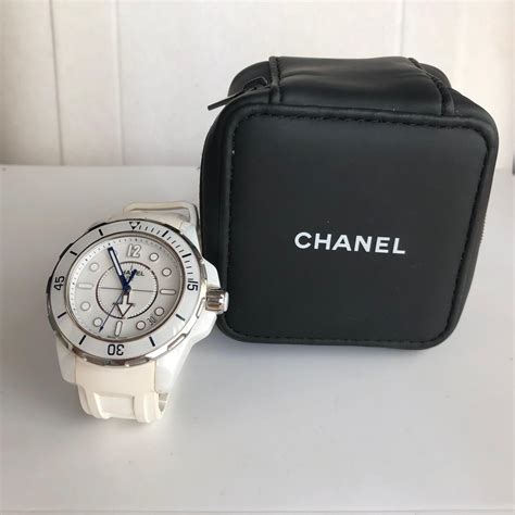 chanel watch rubber strap